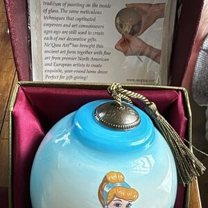 Disney Blue and White Cinderella Ornament